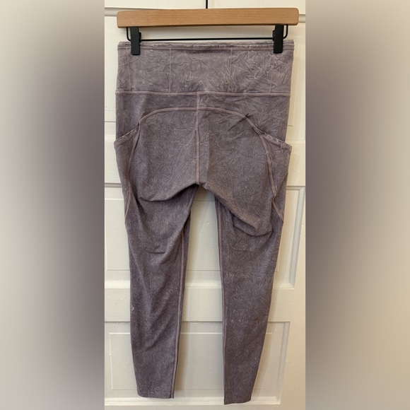 Lululemon Fast and Free Tight II 25" Ice Dye *Non Reflective Violet Verbena - Picture 3 of 5